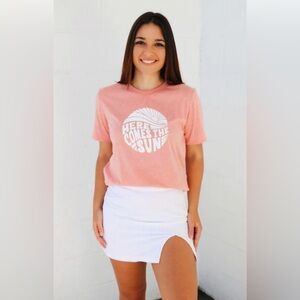 Here Comes The Sun Sunset Graphic Tee